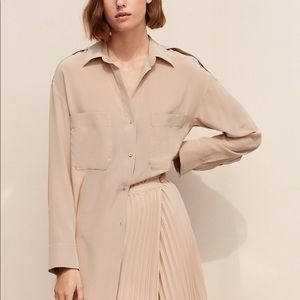 Aritzia Babaton Delaunay Silk Blouse size small